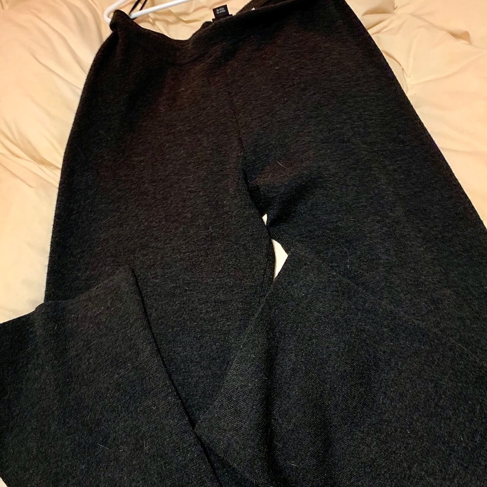 Eileen Fisher wool pants, wide leg